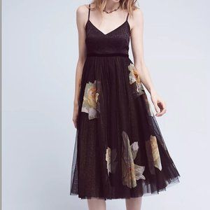 Anthropologie Saffron Tulle Dress size 6